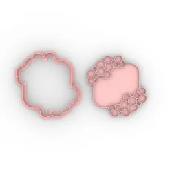 COOKIE CUTTERS WITH STAMP - TO ADD PHRASES - COOKIE CUTTER -