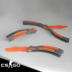 CS:GO Butterfly Knife (No Screws Needed) - Balisong trainer