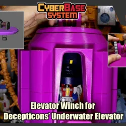 [CyberBase System] Elevator Winch for Transformers Decepticons' Underwater Elevator