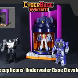 [CyberBase System] Transformers Decepticons' Underwater Base Elevator