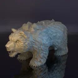 Dire Bear miniature - Standing down