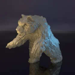 Dire Bear miniature - Standing up