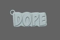 Dope Keychain STL FILE