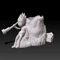 elf planter with removable tank