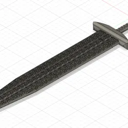 Engraved Short-sword/Dagger