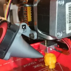 Fan duct for Geeetech Pi3 Pro B (Holder Fix)