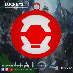 fanmade model keychain didactic symbol halo 4