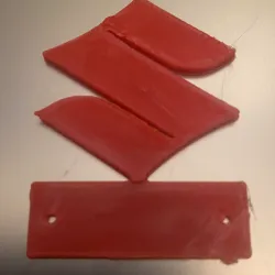 Footpeg Logo - Suzuki