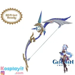 Genshin Impact - Amos Bow - Digital 3D Model Files - Divided for facilitated 3D Printing - Ganyu Cosplay
