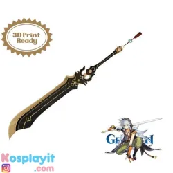 Genshin Impact - Prototype Aminus - Digital 3D Model Files - Divided for 3D Printing - Razor Cosplay