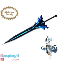 Genshin Impact - Snow Tombed Starsilver - Digital 3D Model Files - Divided for 3D Printing - 3D Print Ready - Chongyun Cosplay
