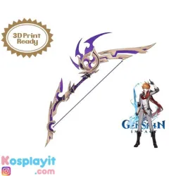 Genshin Impact - Thundering Pulse Bow - Digital 3D Model Files - Childe Cosplay