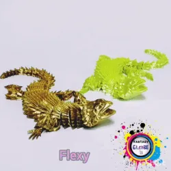 Golden lizard (lazy flexi)