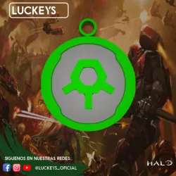 Gravemind Halo key chain