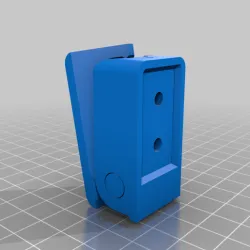 Heavy Duty Foldable Wall Hook (Print in Place)