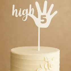 High 5 Cake Topper