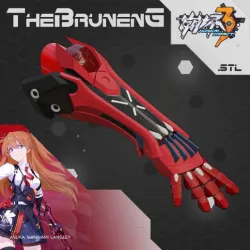 Honkai Impact 3rd Asuka Shikinami Langley cosplay arm 3D print model