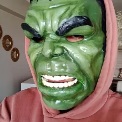 Hulk Cosplay Mask STL | Marvel Hulk Hero Cosplay Mask | Full Face Hulk Mask