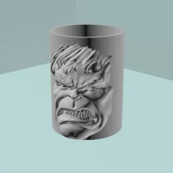 hulk pencil case