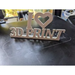 I LOVE 3D PRINT !