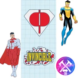 Invincible" keychains