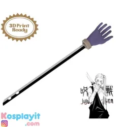 Jujutsu Kaisen Hand Sword 3D Model - Haruta Shigemo Sword Cosplay - Facilitated For 3D Printing - Jujutsu Kaisen Cosplay