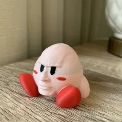 Kirby -Mouthful Mode The Rock - EASY PRINT