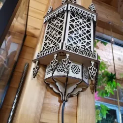 Laser Cut Decorative Wall Lamp