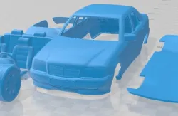 Mercedes Benz C Class W202 Sedan 1997 Printable Body Car