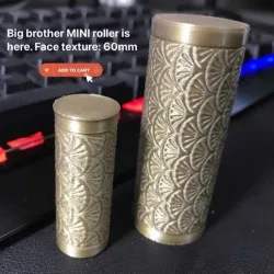 MICRO and MINI portable Textured Rollers for 3d Printing | Resin printer or FDM Printer AA8