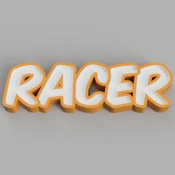 NAMELED RACER - LED LAMP WITH NAME