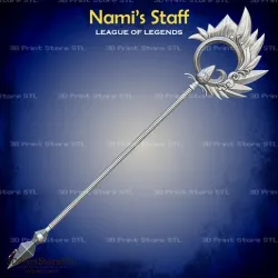 Nami Staff From League of Legends - Fan Art 3D print model