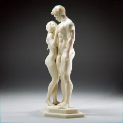 Nude Couple Standing