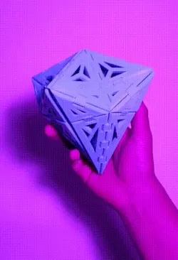 Origami Diamond 3D Disassemblable Origami Diamond