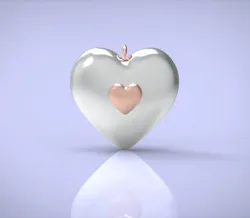 Pendant-Rozeta : Valentine's day gift Pendant