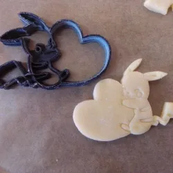Pikachu Heart Pokemon Cookie Cutter Cookie Cutter