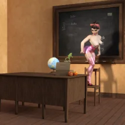 PIN UP SCARED MISTRESS