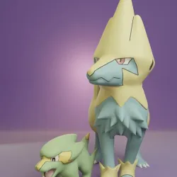 Pokemon - Electrike and Manectric
