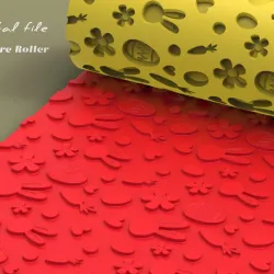 Polymer Clay Seamless Texture Roller | Easter A | Digital STL File | 2 patterns