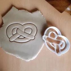 Pretzel Shape - Cookie Dough Mold Cutter - Bretzel Loop