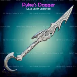 Pyke Dagge From League of Legends - Fan Art 3D print model