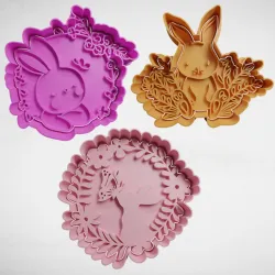 rabbits x3