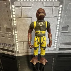 RANCORMAN, CUSTOM RANCOR BOUNTY HUNTER, VINTAGE STAR WARS ACTION FIGURE, KENNER 3.75", 5 POA, 1/18