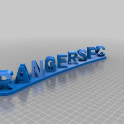 Rangers FC / Champions  (Dual words)