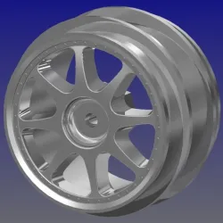 Rims and wheel pack for rc 1:10 Ford RS 200, Lancia HF,....