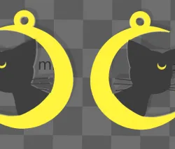 Sailor Moon Moon earrings
