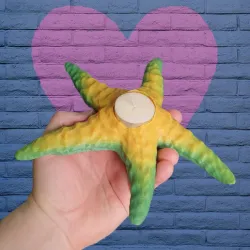 Sea StarFish Candle Chingle