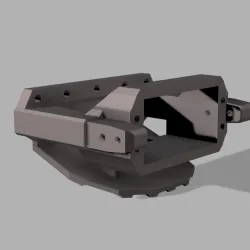 Servo mount trx4 front bumper