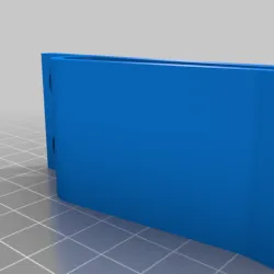 Simple Knife/Holster Clip (3/4" hole spacing)