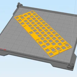 Simplify 3D Lulzbot Taz bed model
